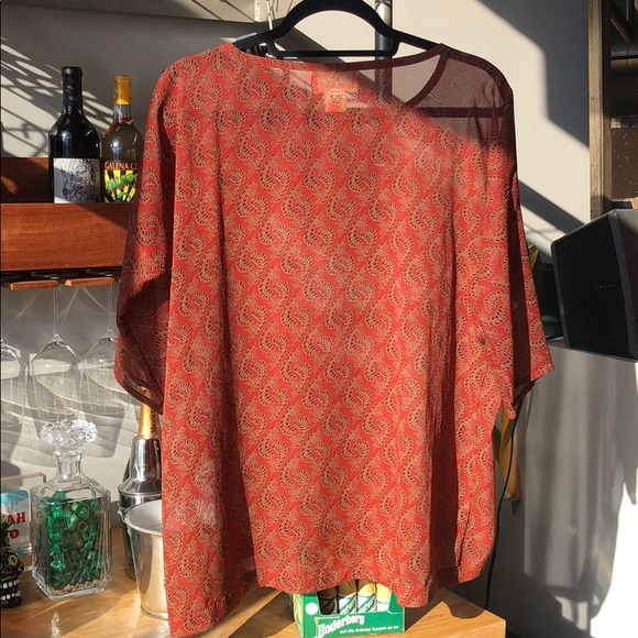 Liberty Love Sheer Women’s Top - Picture 2 of 2